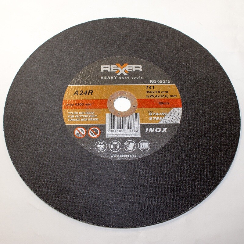Trennscheibe für Metall INOX [350 x (25,4x32,0) x 3,0 mm]
