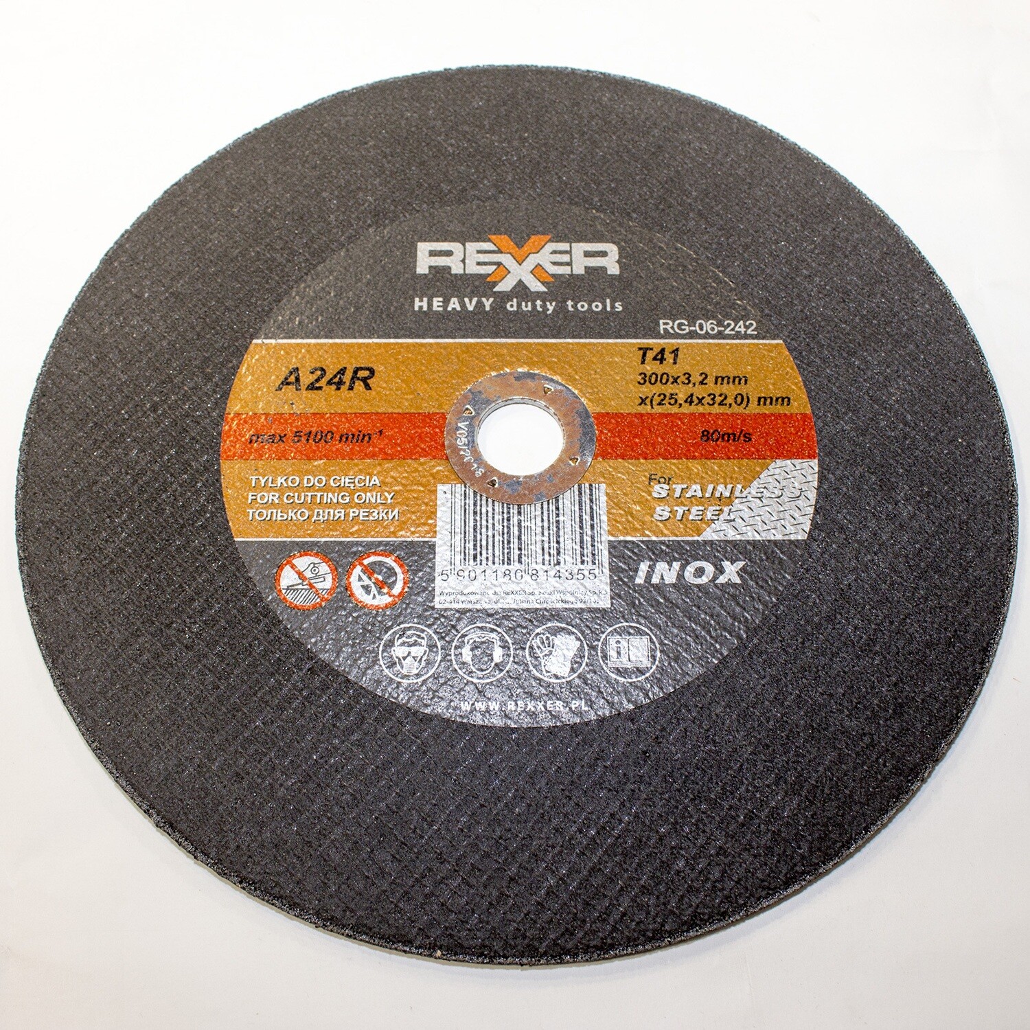 Trennscheibe für Metall INOX [300 x (25,4x32,0) x 3,2 mm]