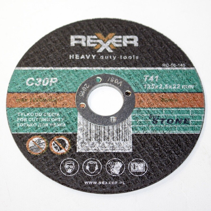C30P Ø 125 x 22,2 x 2,5 mm Trennscheibe Beton Stone Ziegel