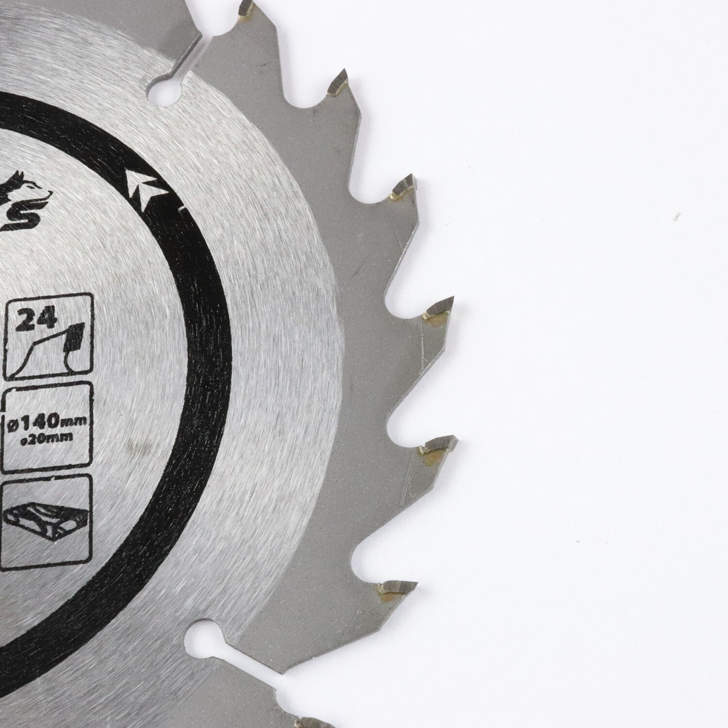 HM Kreissägeblatt Ø 140 x 20 / 16 mm 24 Zähne Sägeblatt für Hartholz Spannplatte