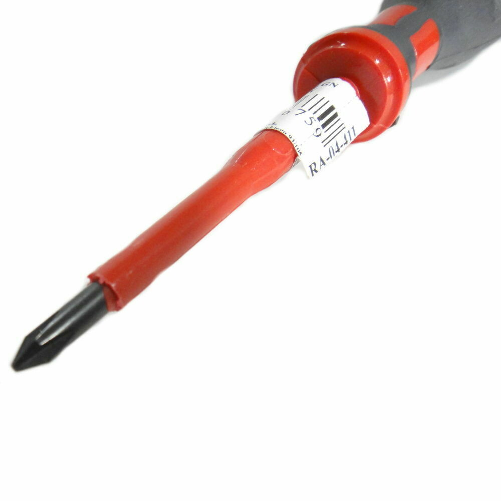 PH1 x 80 mm Kreuz Elektriker Schraubendreher isoliert bis 1000 V AC