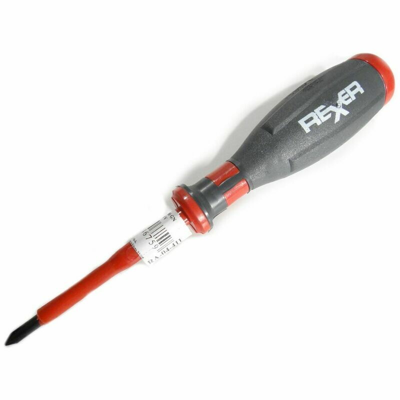 PH1 x 80 mm Kreuz Elektriker Schraubendreher isoliert bis 1000 V AC