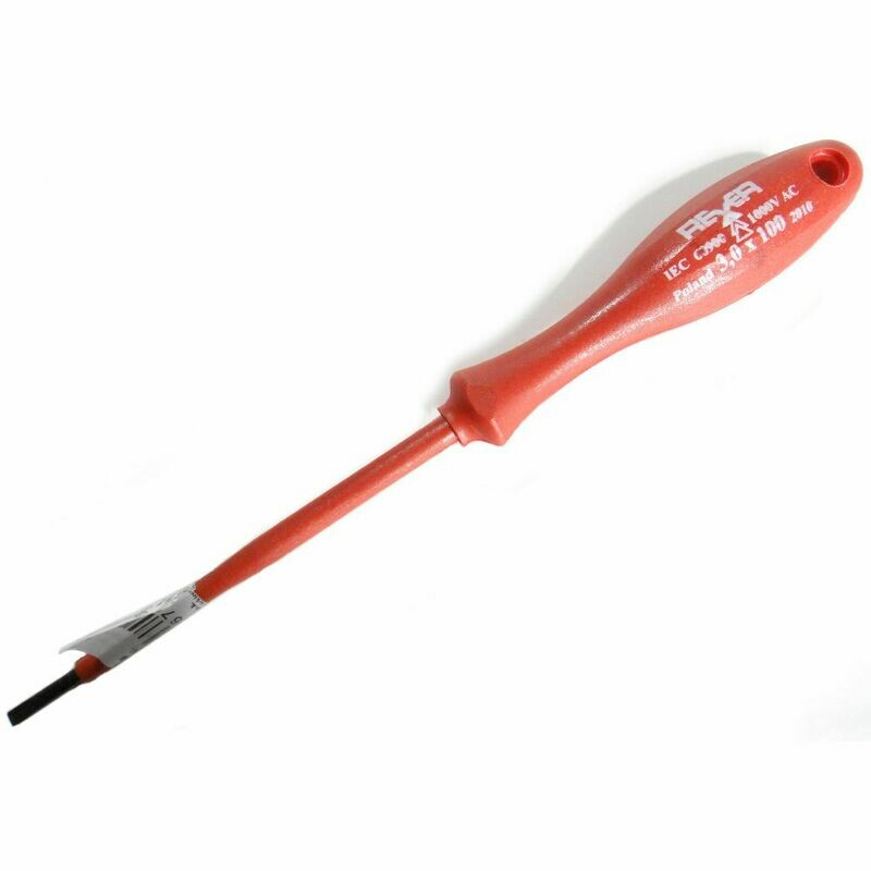 SL 3.0 x 100 mm Schlitz Elektriker Schraubendreher isoliert bis 1000 V AC