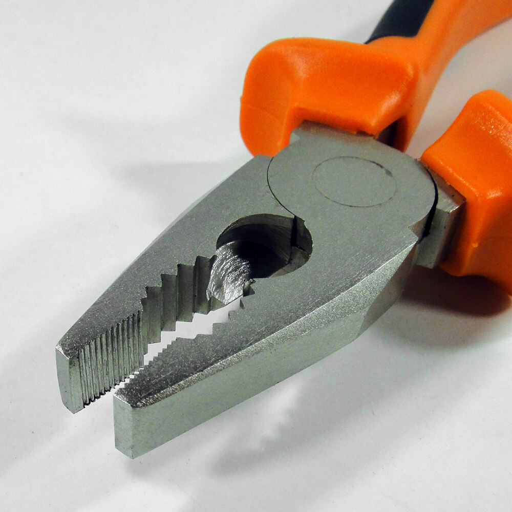 CrV Kombizange 180 mm Flachzange Zange Kombinationszange Seitenschneider Chrome