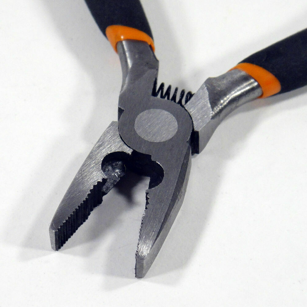 Präzisions gerade Kombizange 115 mm Flachzange Zange Kombinationszange