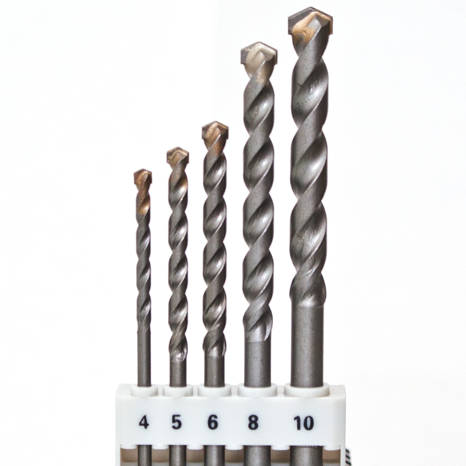 Standard Betonbohrer Satz 5 tgl. Ø 4 - 5 - 6 - 8 - 10 mm