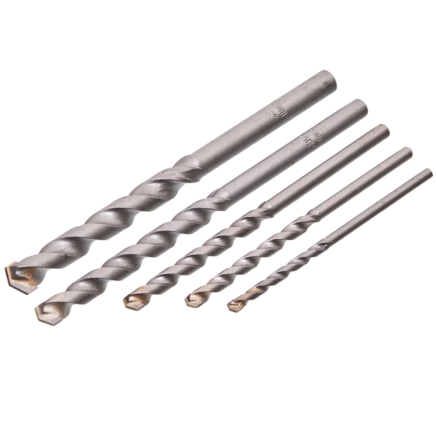 Standard Betonbohrer Satz 5 tgl. Ø 4 - 5 - 6 - 8 - 10 mm