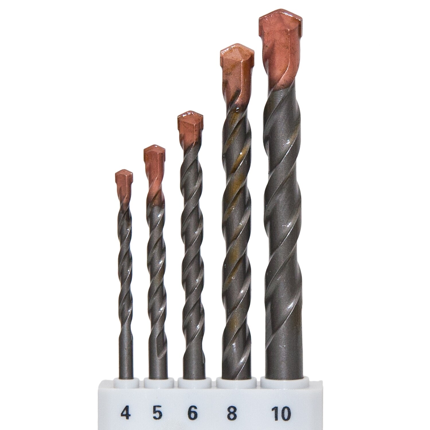 Profi Betonbohrer Satz 5 tgl. Ø 4 - 5 - 6 - 8 - 10 mm
