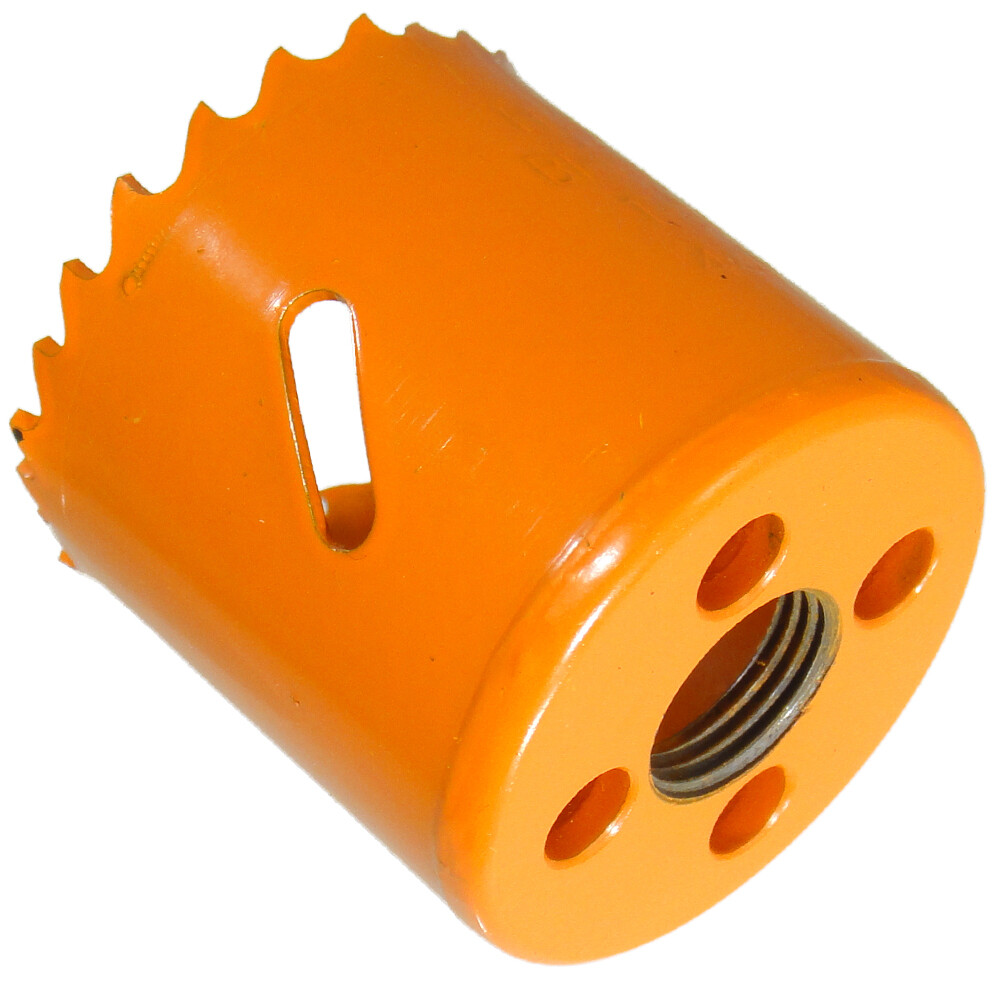 Ø 44 mm HSS BiM Lochsäge Bohrkrone 5/8" x 18 UNF für Metall Holz Inox