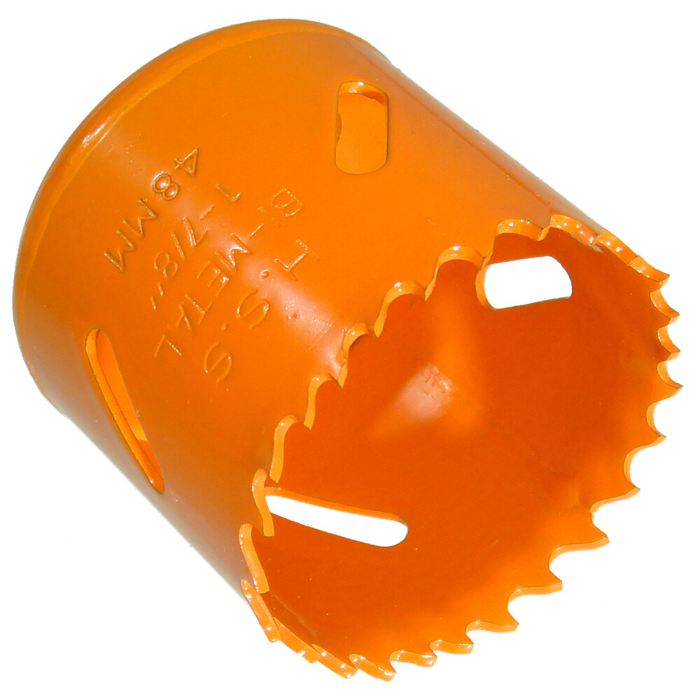 Ø 48 mm HSS BiM Lochsäge Bohrkrone 5/8" x 18 UNF für Metall Holz Inox