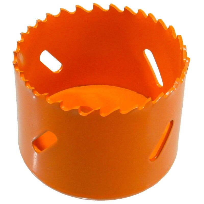 Ø 60 mm HSS BiM Lochsäge Bohrkrone 5/8&quot; x 18 UNF für Metall Holz Inox