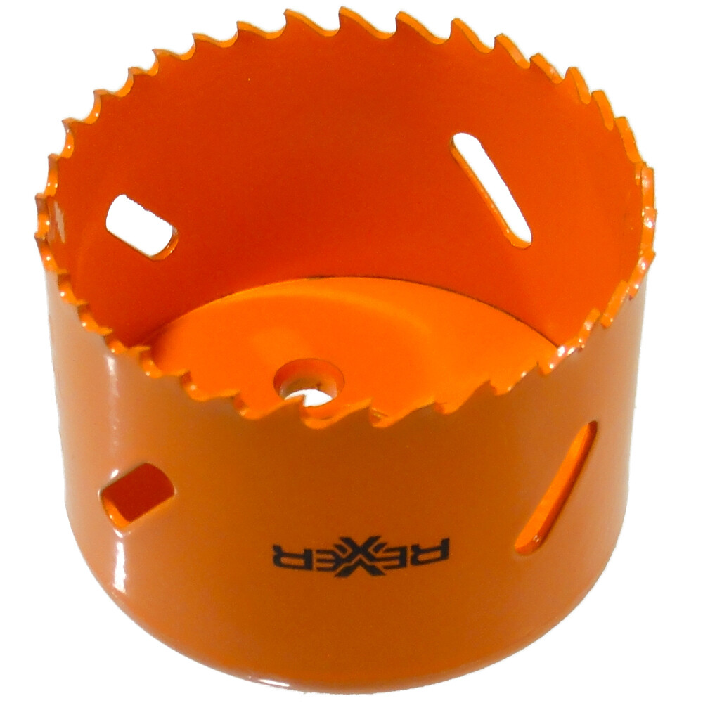Ø 65 mm HSS BiM Lochsäge Bohrkrone 5/8&quot; x 18 UNF für Metall Holz Inox