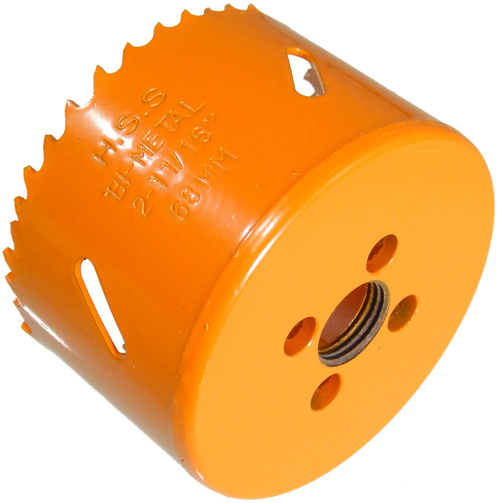Ø 68 mm HSS BiM Lochsäge Bohrkrone 5/8" x 18 UNF für Metall Holz Inox