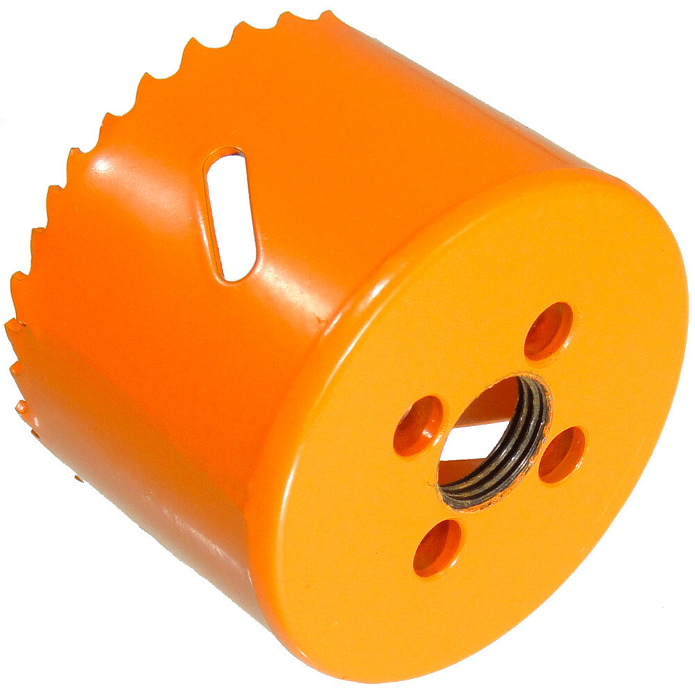 Ø 64 mm HSS BiM Lochsäge Bohrkrone 5/8" x 18 UNF für Metall Holz Inox