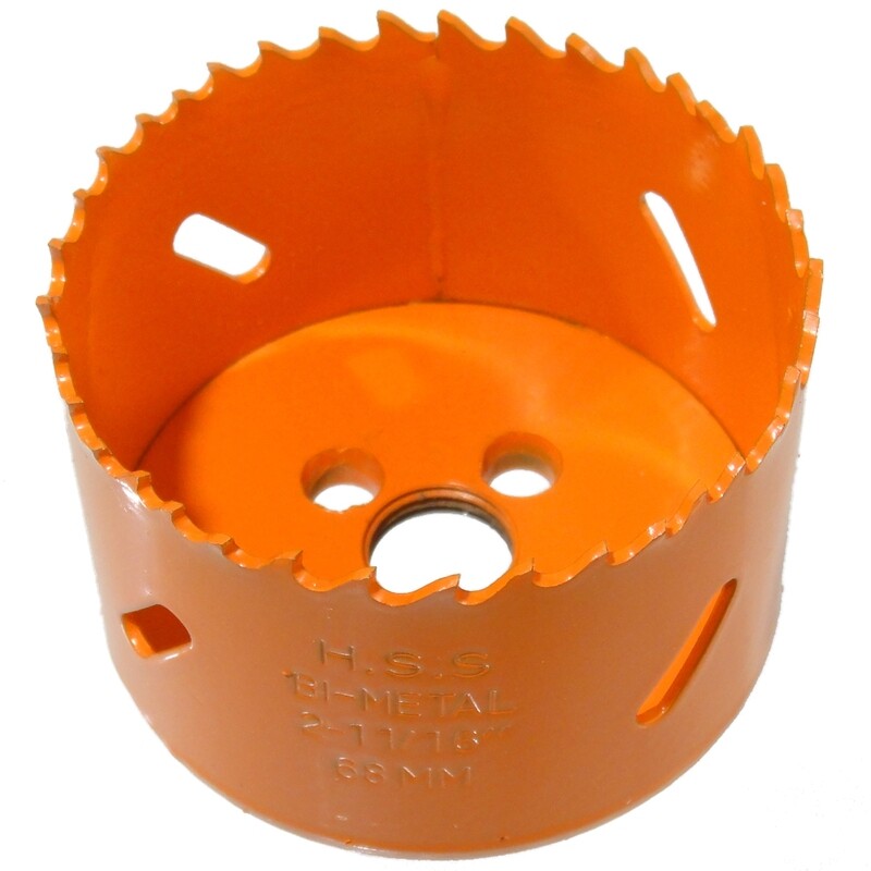 Ø 68 mm HSS BiM Lochsäge Bohrkrone 5/8" x 18 UNF für Metall Holz Inox