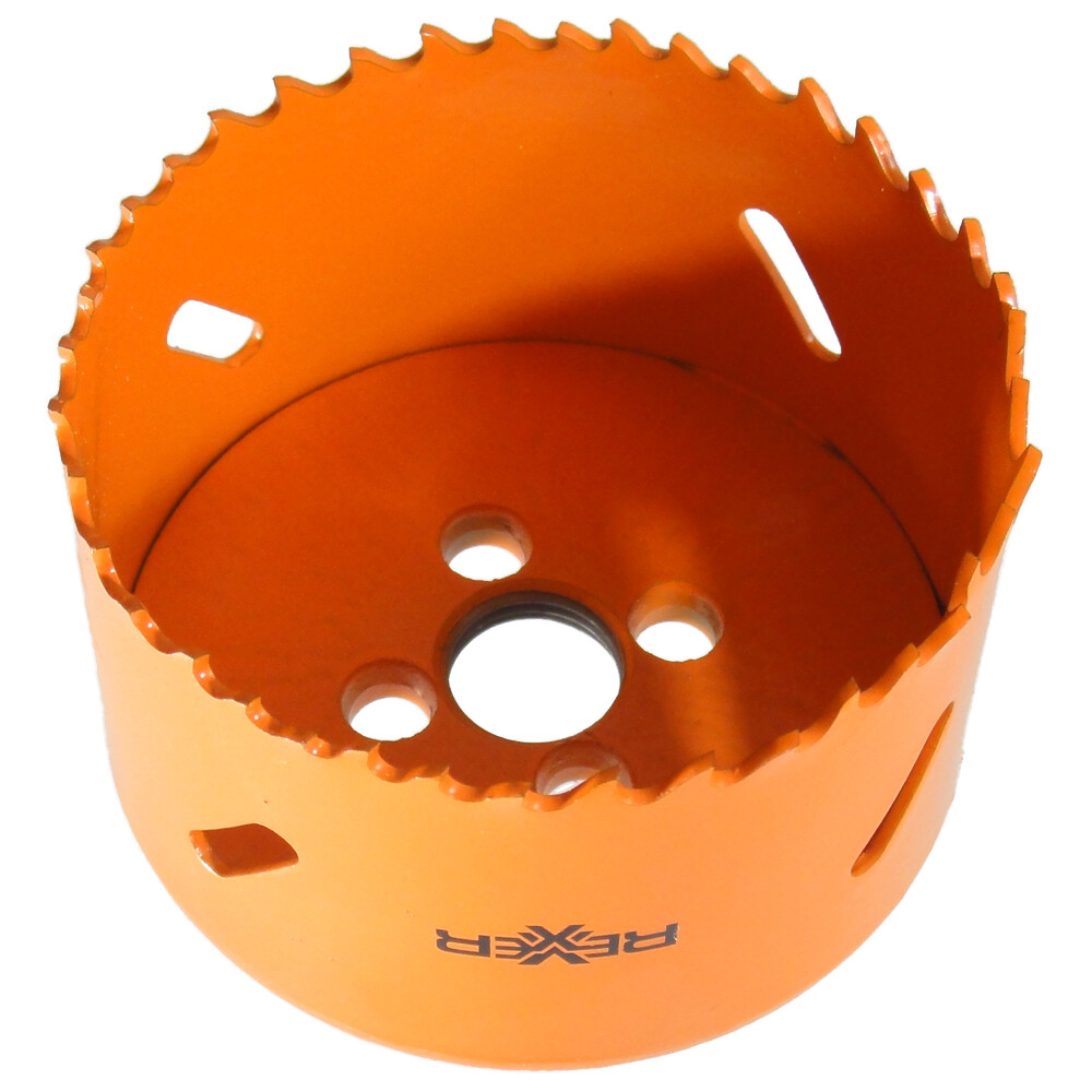 Ø 73 mm HSS BiM Lochsäge Bohrkrone 5/8&quot; x 18 UNF für Metall Holz Inox