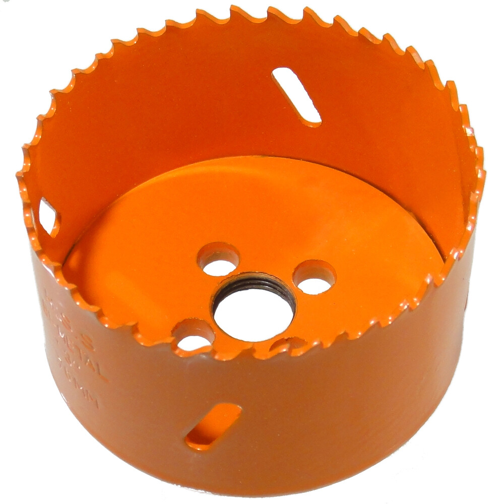 Ø 76 mm HSS BiM Lochsäge Bohrkrone 5/8&quot; x 18 UNF für Metall Holz Inox
