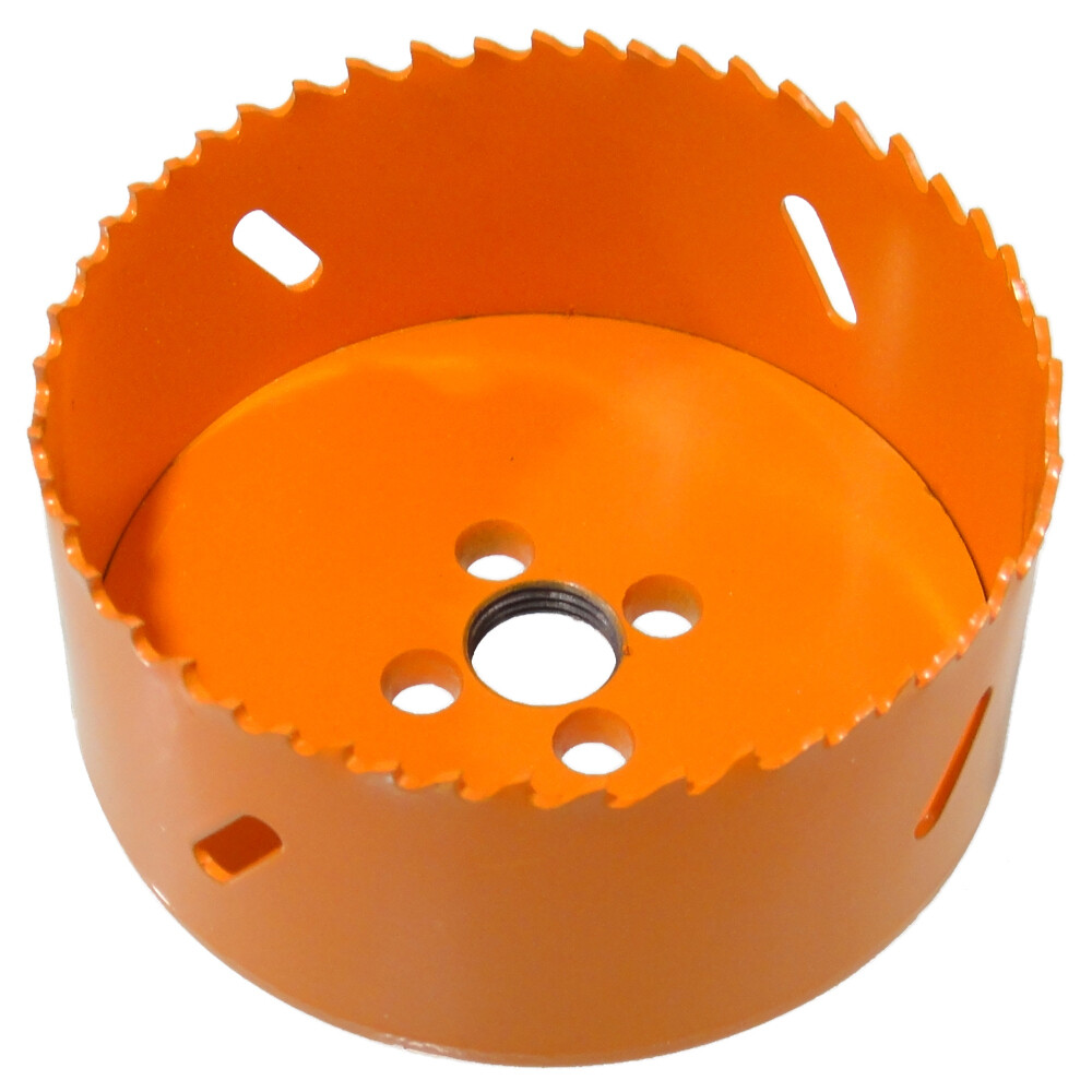 Ø 92 mm HSS BiM Lochsäge Bohrkrone 5/8&quot; x 18 UNF für Metall Holz Inox
