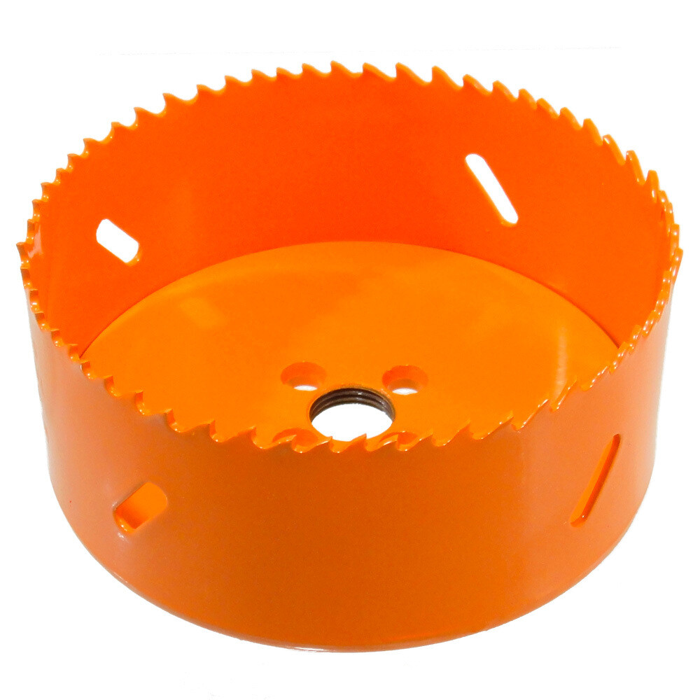 Ø 102 mm HSS BiM Lochsäge Bohrkrone 5/8&quot; x 18 UNF für Metall Holz Inox