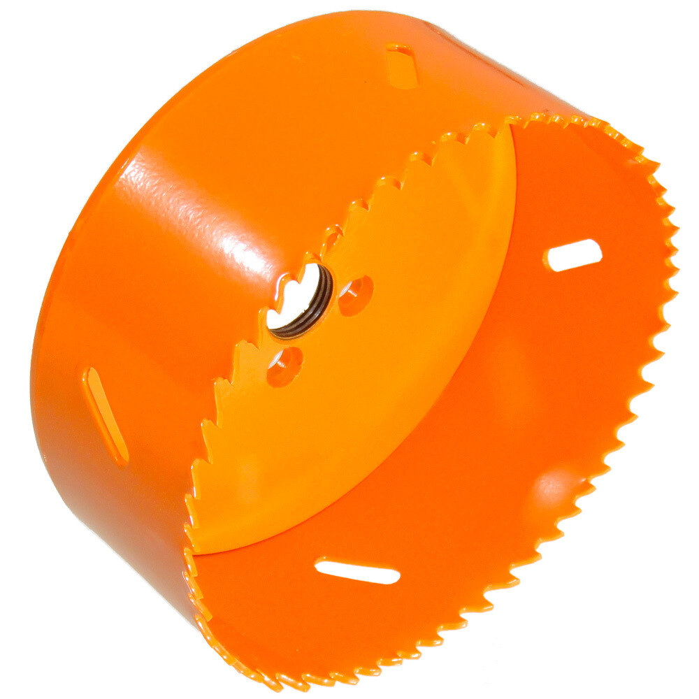 Ø 105 mm HSS BiM Lochsäge Bohrkrone 5/8" x 18 UNF für Metall Holz Inox