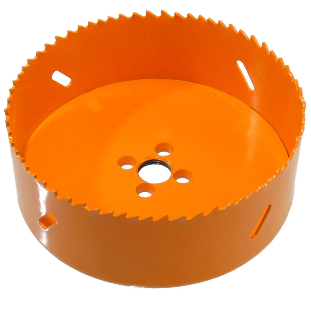 Ø 121 mm HSS BiM Lochsäge Bohrkrone 5/8&quot; x 18 UNF für Metall Holz Inox