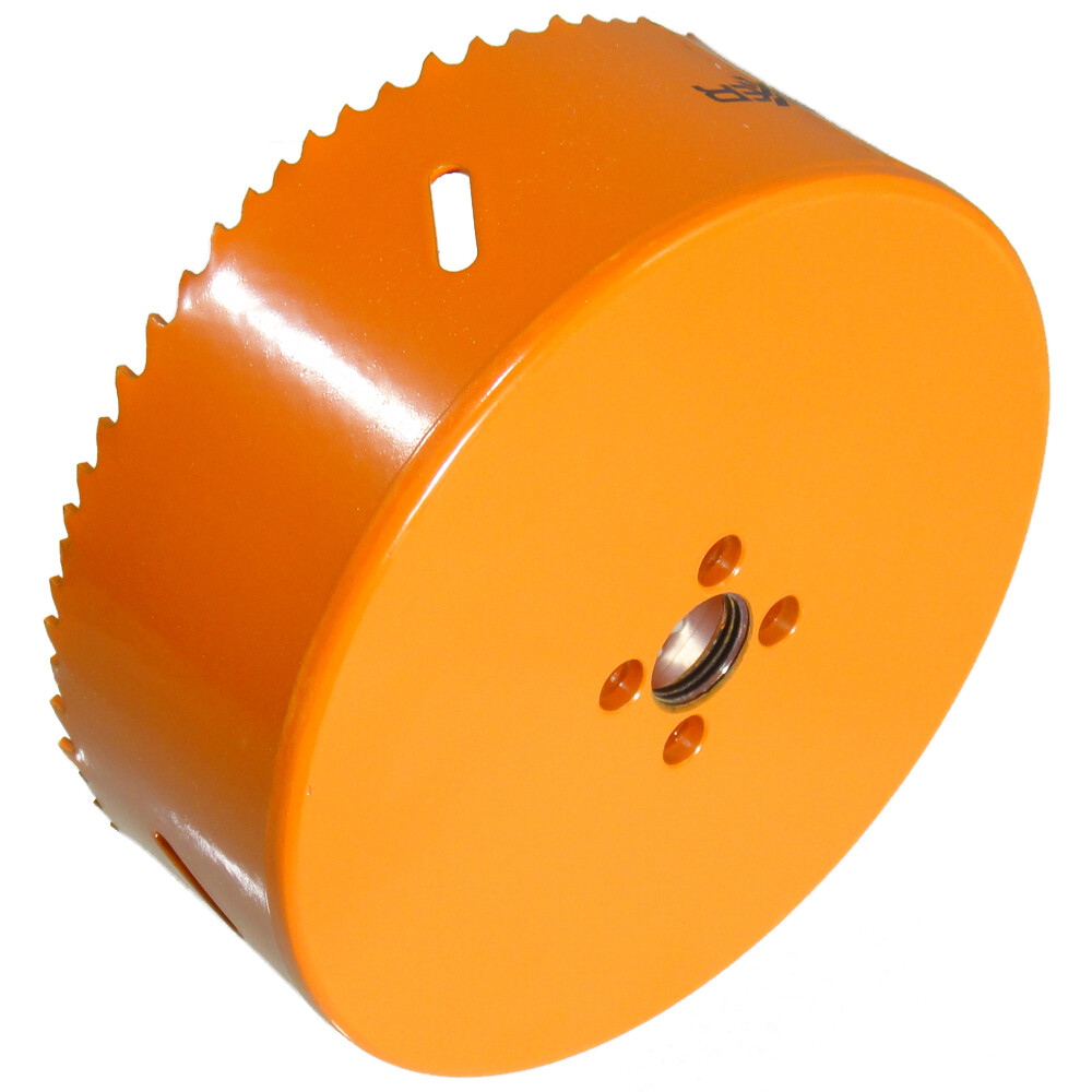 Ø 121 mm HSS BiM Lochsäge Bohrkrone 5/8" x 18 UNF für Metall Holz Inox