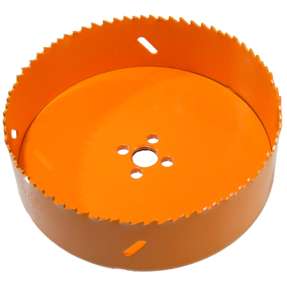 Ø 140 mm HSS BiM Lochsäge Bohrkrone 5/8&quot; x 18 UNF für Metall Holz Inox