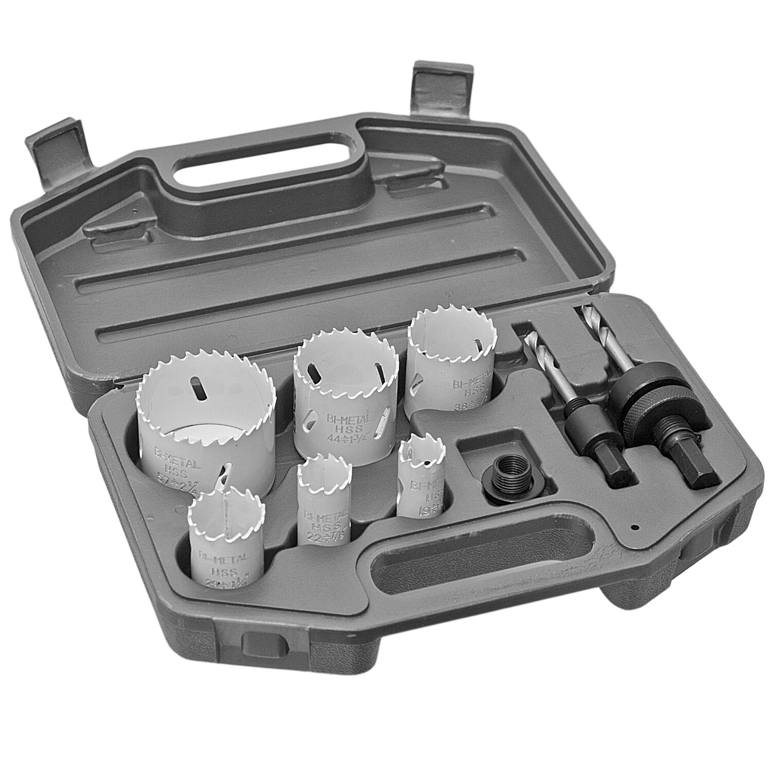 Ø 19 - 57 mm HSS BiM Lochsäge Satz 9 tgl Bohrkrone für Metall Holz Inox