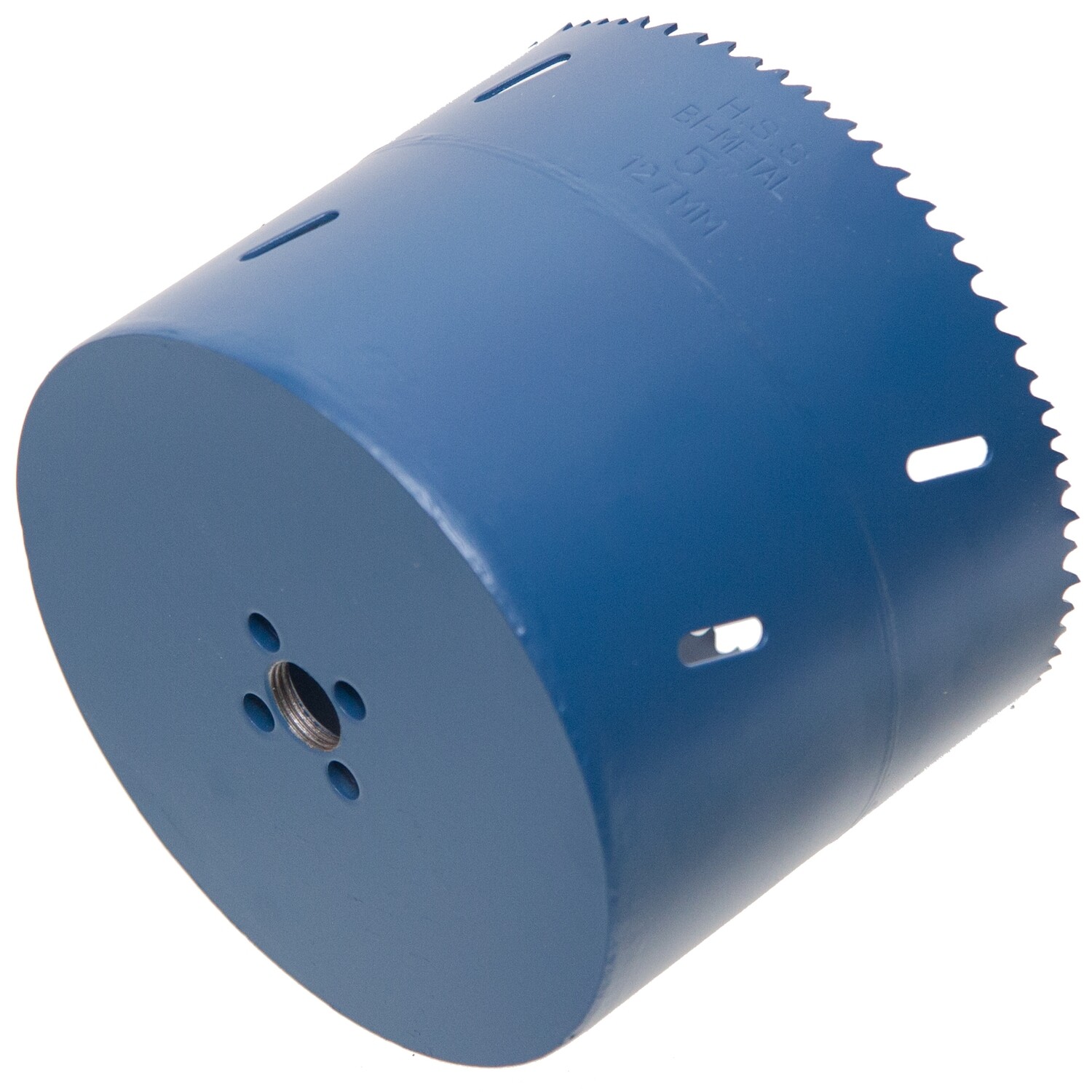 Ø 127 x 97 mm Bohrtiefe HSS BiM Lochsäge Bohrkrone 5/8" x 18 UNF für Metall Holz