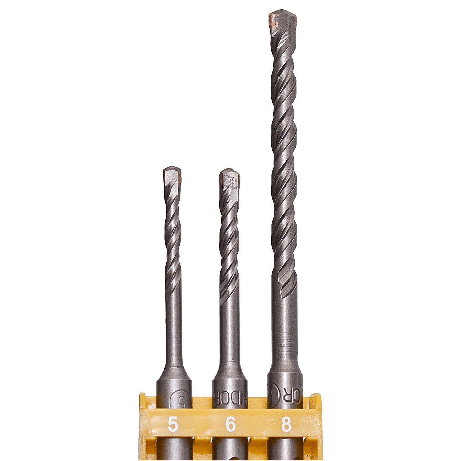 SDS Plus Bohrer Satz 3 tgl. inkl: 5 x 100 mm 6 x 110 mm 8 x 160 mm