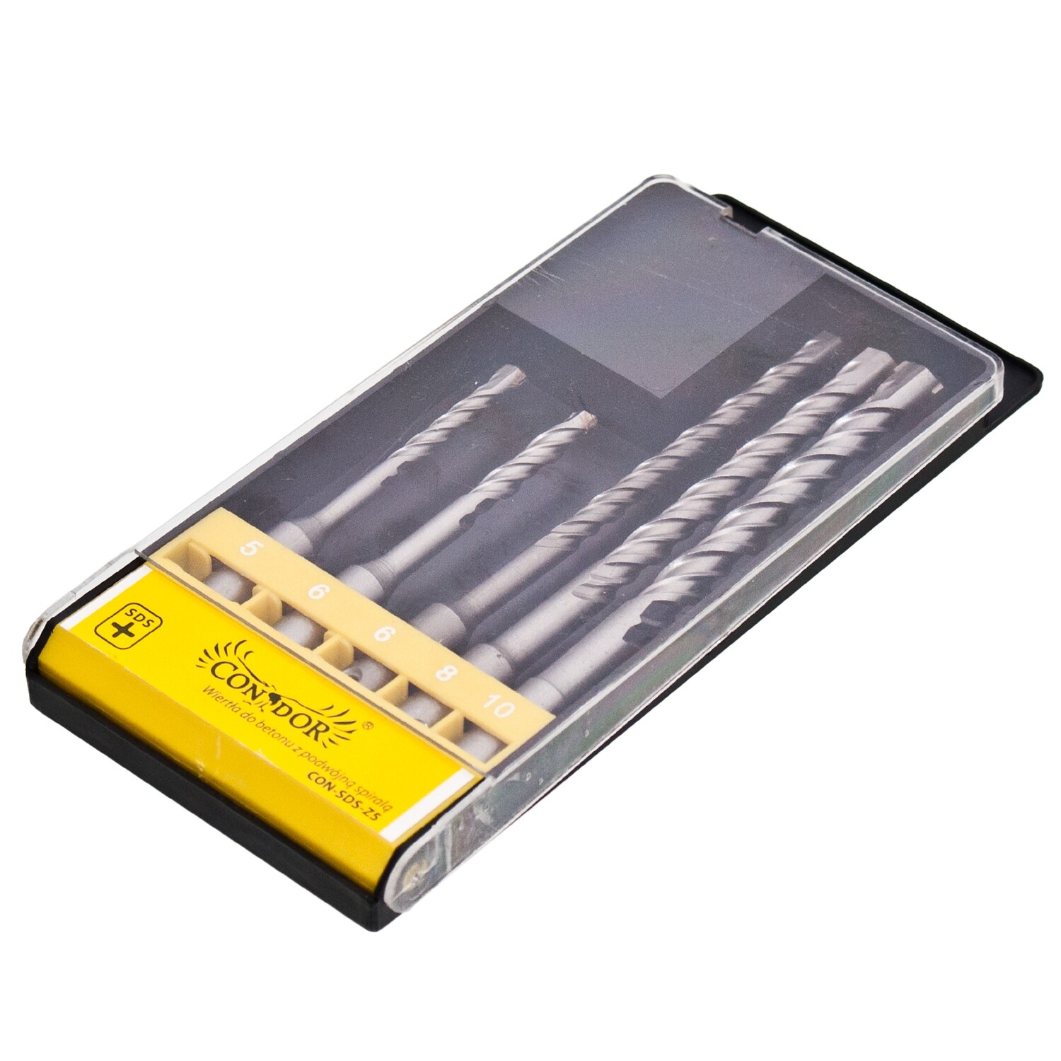 SDS Plus Bohrer Satz 5 tgl. inkl: Ø 5-6 x 110 mm Ø 6-8-10 x 160 mm