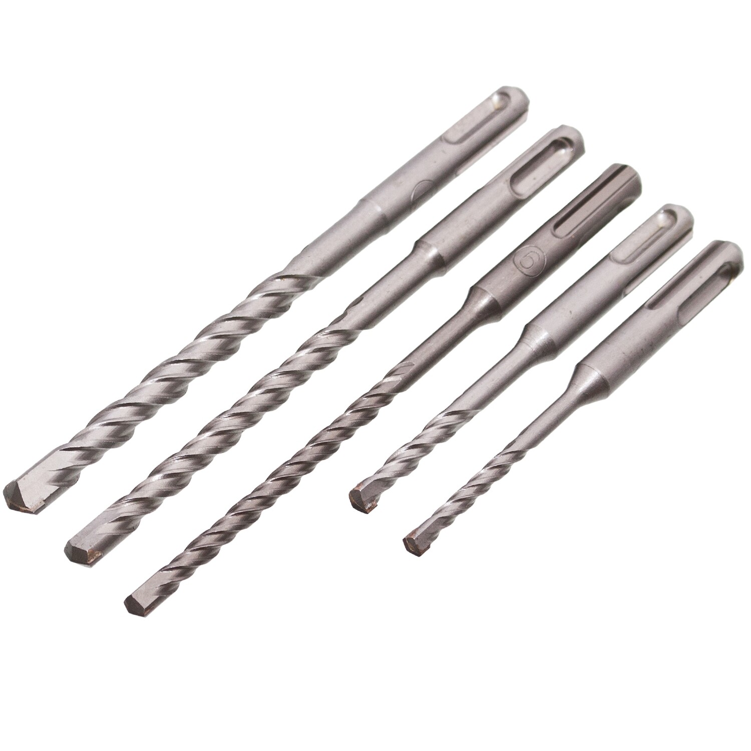 SDS Plus Bohrer Satz 5 tgl. inkl: Ø 5-6 x 110 mm Ø 6-8-10 x 160 mm