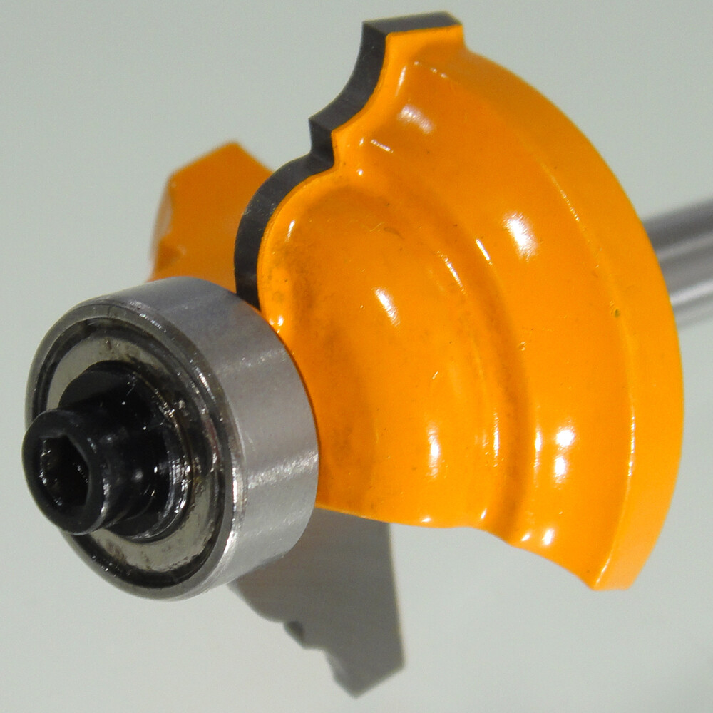 HM Profilfräser R 3,17 mm Ø 31,7 mm Schaft 6 mm Profilmesserkopf Holzfräser Fräs