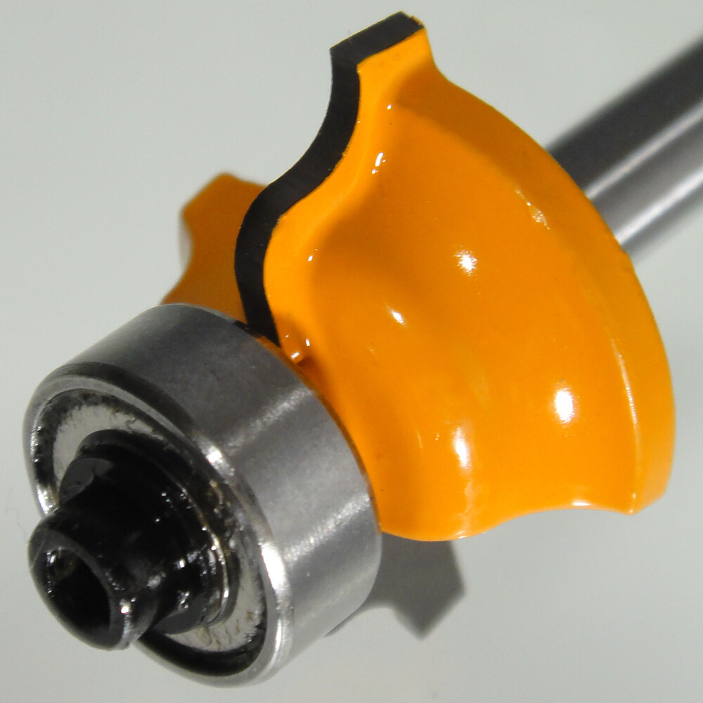 HM Profilfräser R 3,17 mm Ø 25,7 mm Schaft 6 mm Profilmesserkopf Holzfräser Fräs