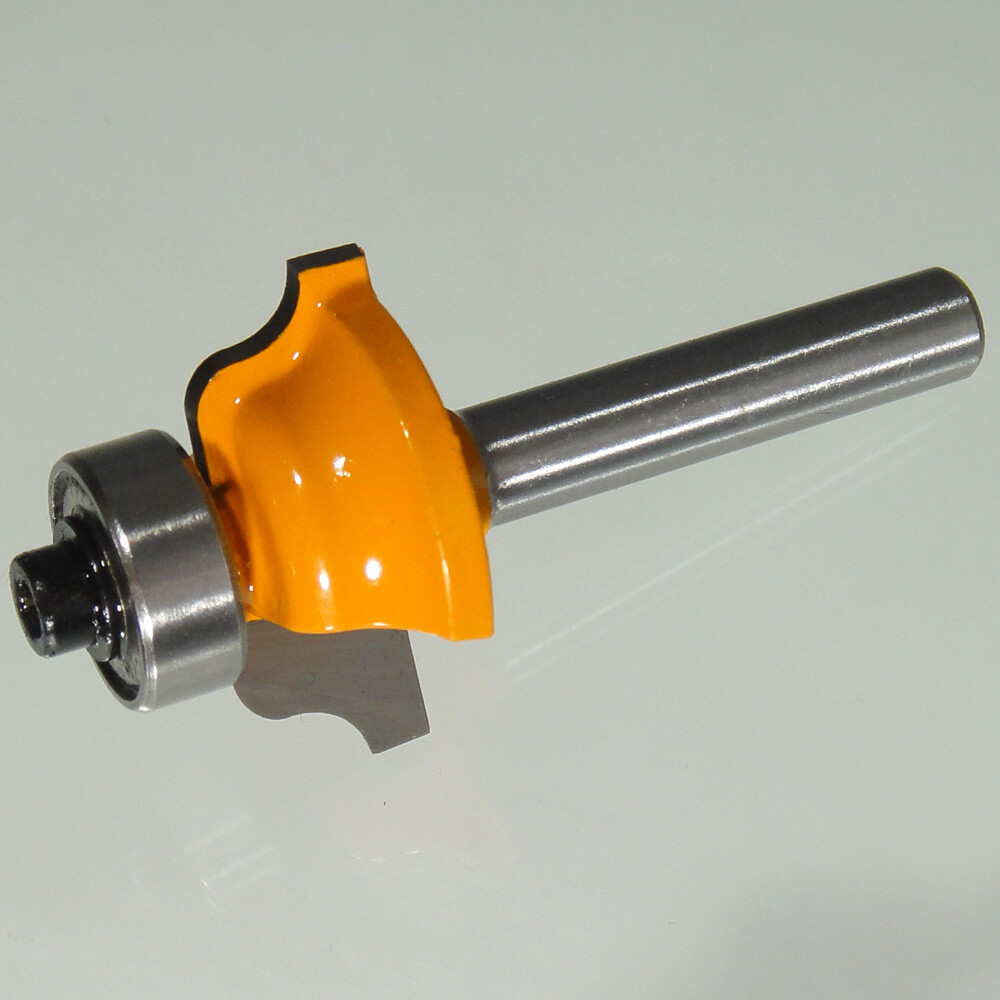 HM Profilfräser R 3,17 mm Ø 25,7 mm Schaft 6 mm Profilmesserkopf Holzfräser Fräs