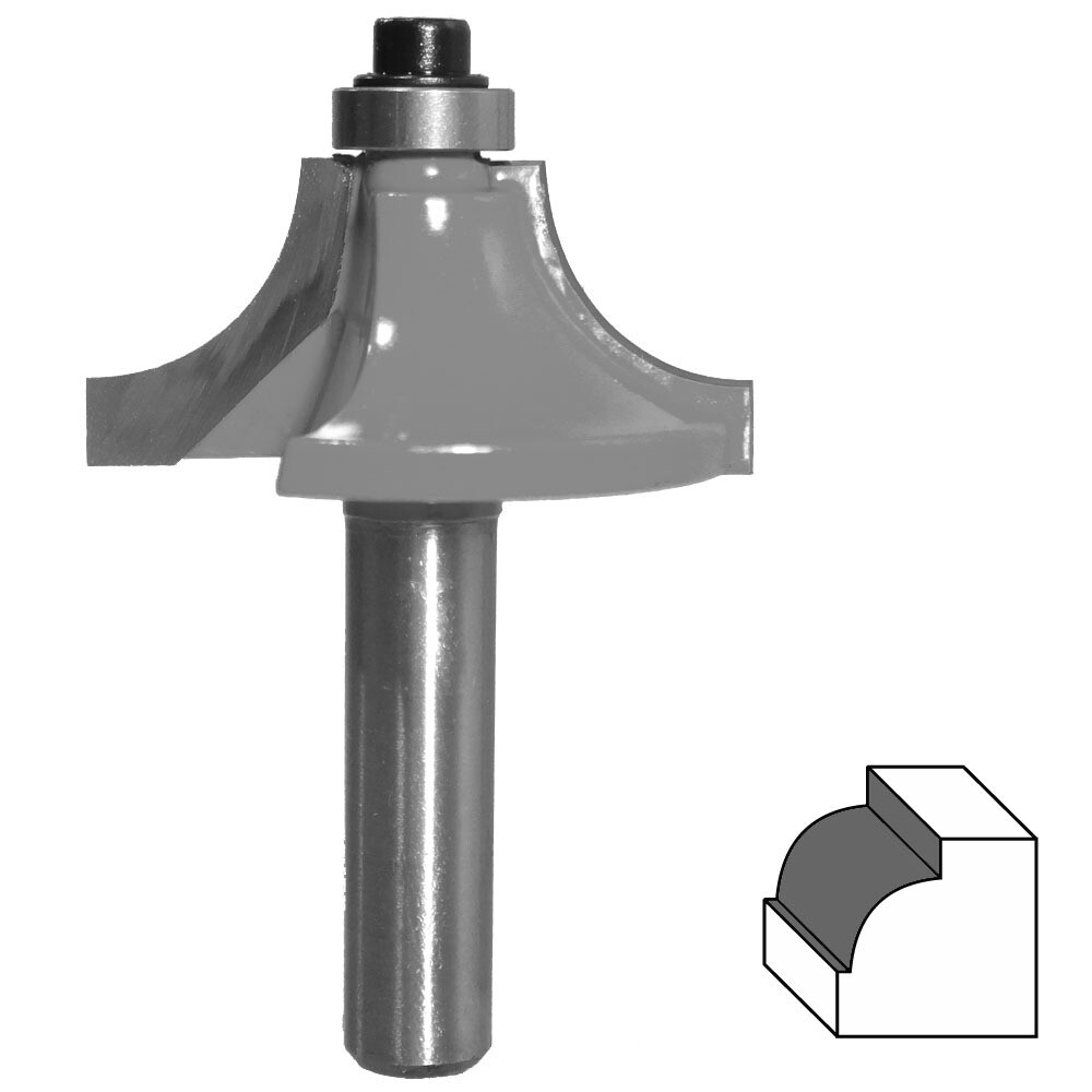 HM Abrundfräser R 11 mm Ø 34,9 mm Schaft 8 mm Viertelstabfräser Radienfräser