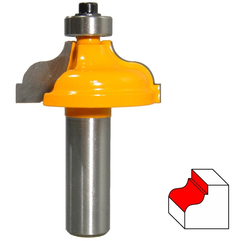 HM Profilfräser R 5,6 mm Ø 38,6 mm Schaft 12 mm Profilmesserkopf Holzfräser Fräs