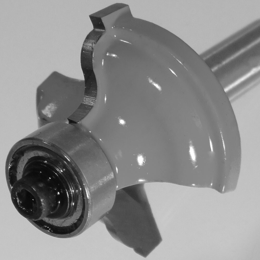 HM Profilfräser R 3,96 mm Ø 32 mm Schaft 8 mm Profilmesserkopf Holzfräser Fräser