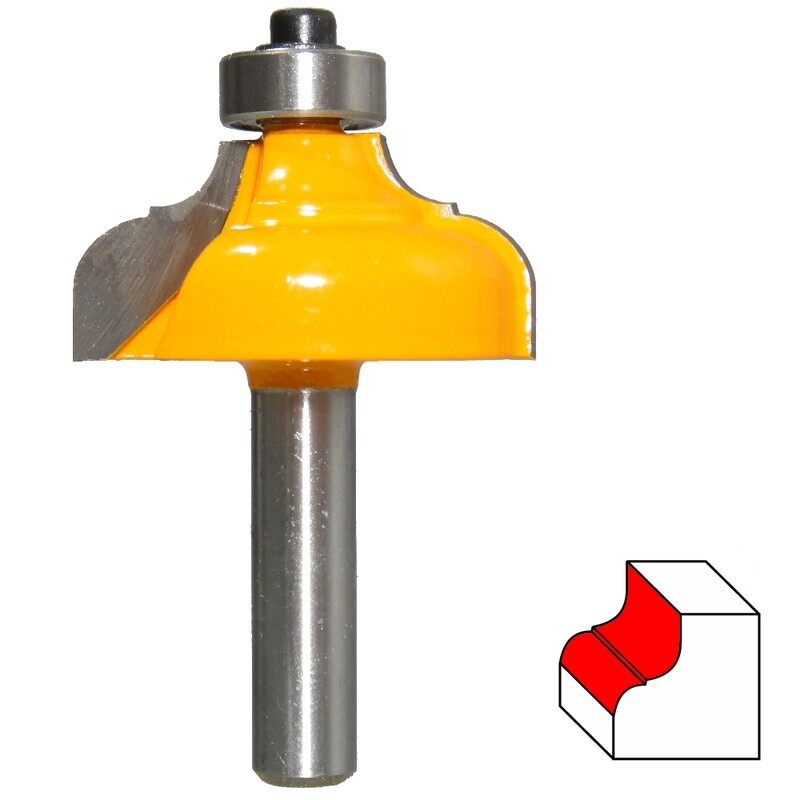 HM Profilfräser R 5,55 mm Ø 35,2 mm Schaft 8 mm Profilmesserkopf Holzfräser Fräs