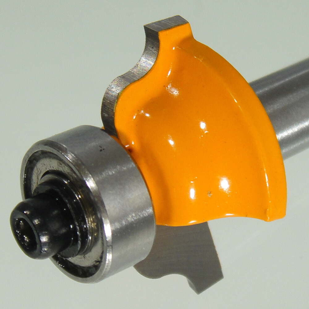 HM Profilfräser R 3,17 mm Ø 25,7 mm Schaft 8 mm Profilmesserkopf Holzfräser Fräs