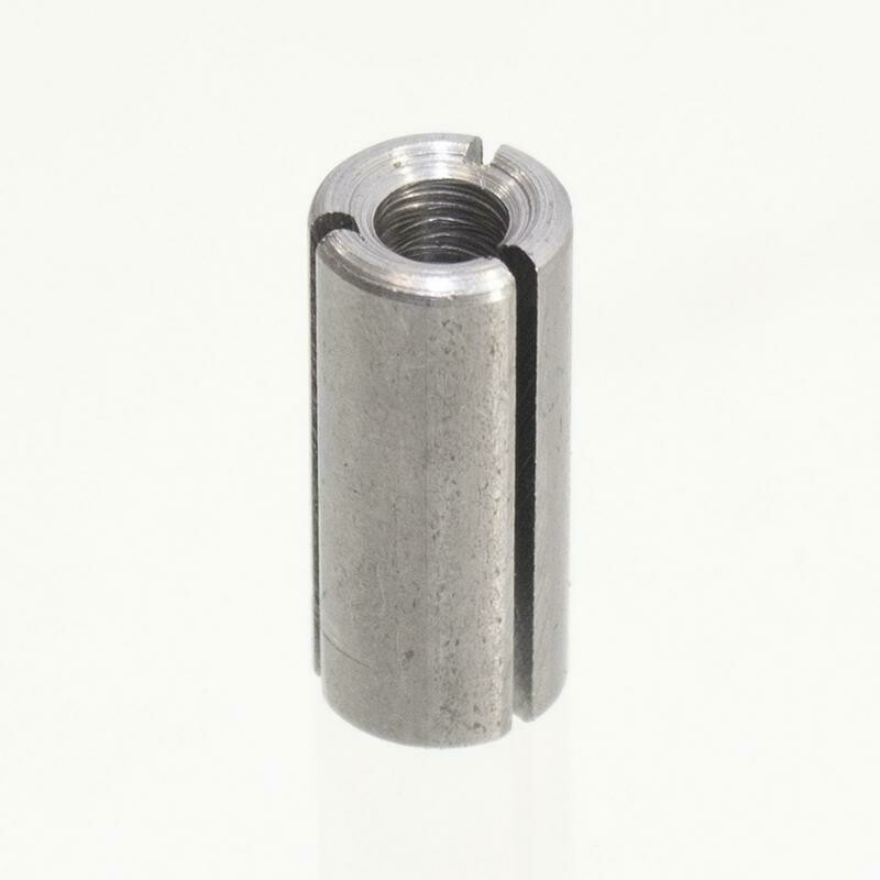 Reduzierhülse 12 mm auf Schaft 6 mm Hülse Reduzierstück für Oberfräse