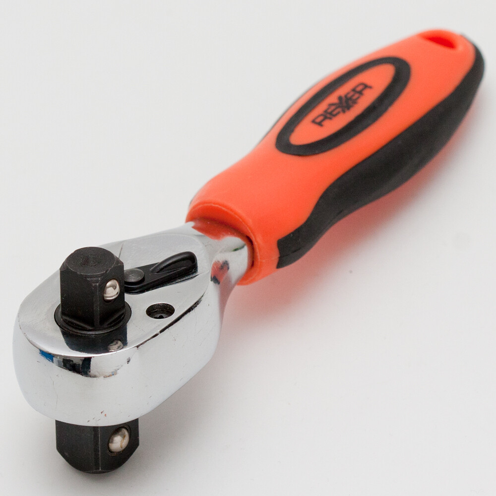 Doppel Umschaltknarre Ratschen Knarren Schlüssel 1/2" und 3/8" 140 mm 72 Zähne