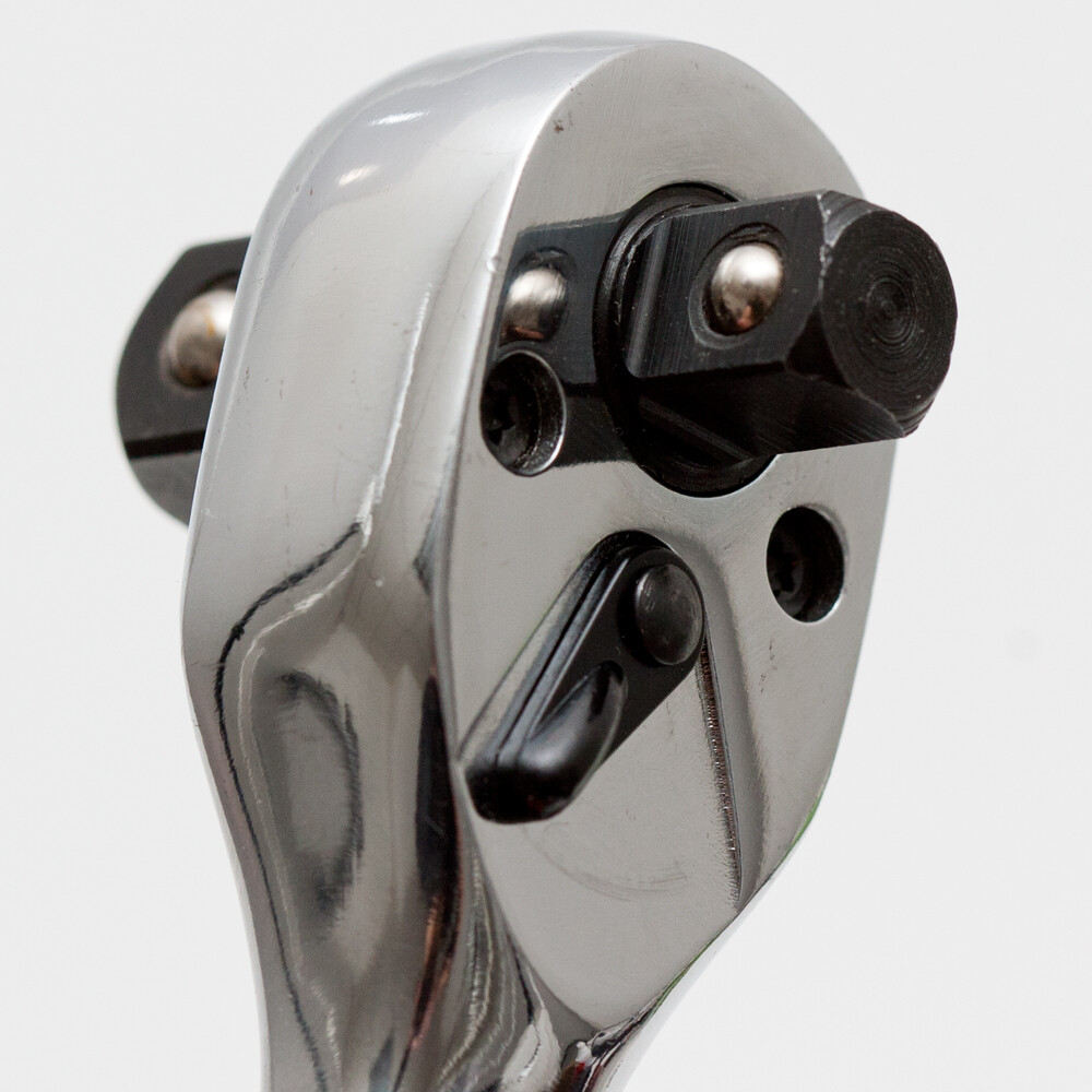 Doppel Umschaltknarre Ratschen Knarren Schlüssel 1/2" und 3/8" 140 mm 72 Zähne