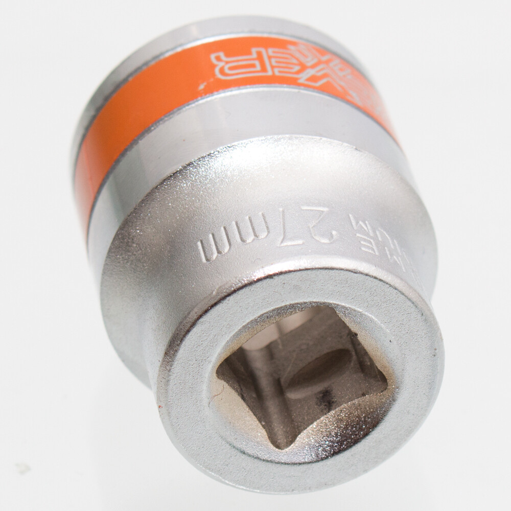 27 mm Steckschlüssel Einsatz sechskant Nuss Länge 43 mm Aufnahme 1/2 Zoll