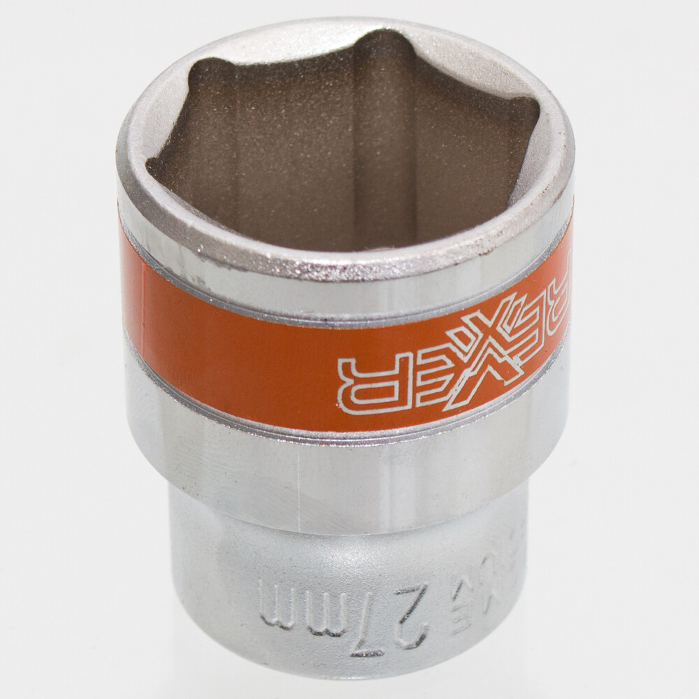 27 mm Steckschlüssel Einsatz sechskant Nuss Länge 43 mm Aufnahme 1/2 Zoll
