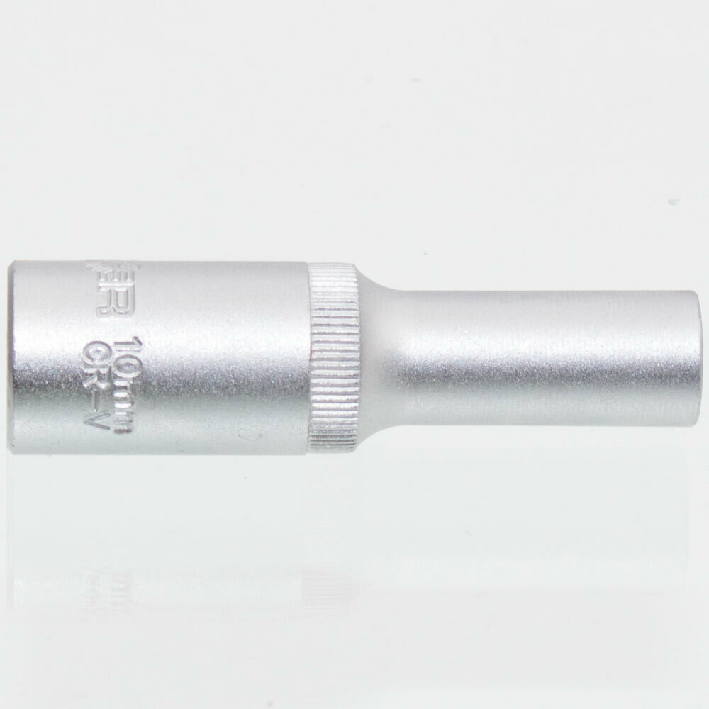 10 mm Steckschlüssel Einsatz sechskant Nuss Länge 78 mm Aufnahme 1/2 Zoll