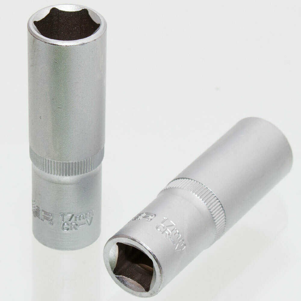 17 mm Steckschlüssel Einsatz sechskant Nuss Länge 78 mm Aufnahme 1/2 Zoll