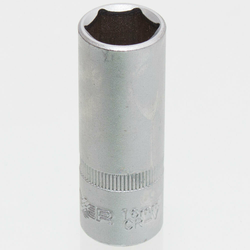 16 mm Steckschlüssel Einsatz sechskant Nuss Länge 60 mm Aufnahme 1/2 Zoll