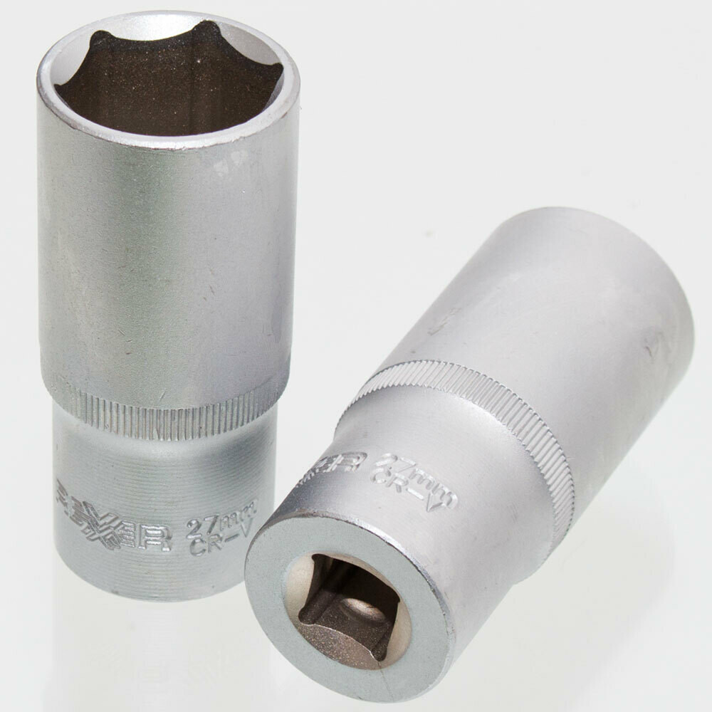 27 mm Steckschlüssel Einsatz sechskant Nuss Länge 79 mm Aufnahme 1/2 Zoll