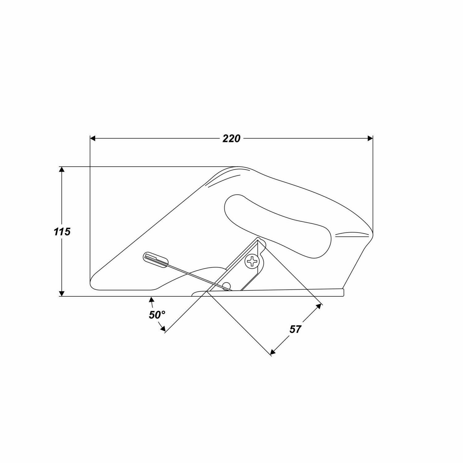 50° Klinge Teppichschneider Folien Dachbahnen Platten Jute Waffelrücken Cutter